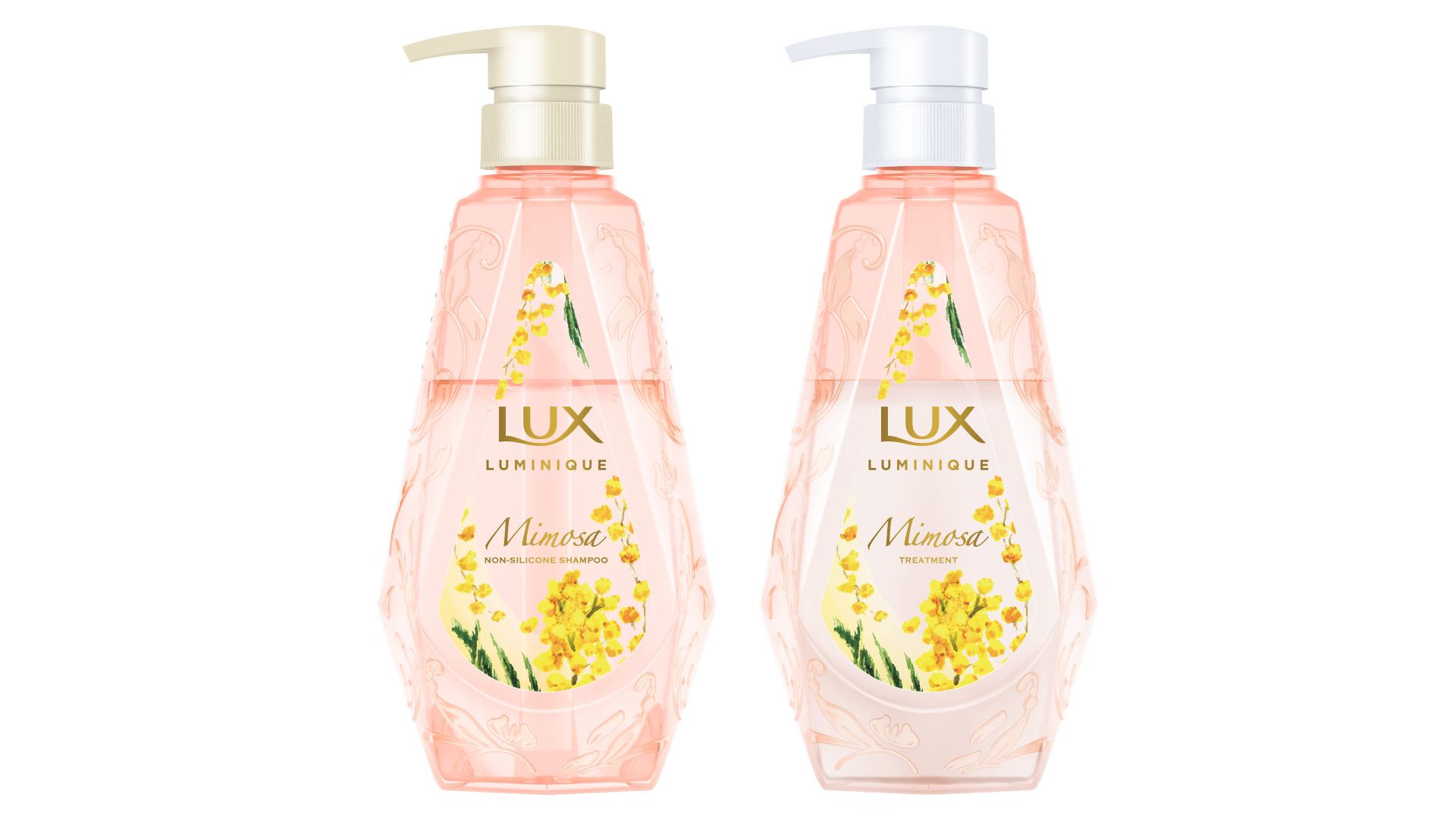 ラックス ルミニーク ミモザ シャンプー & トリートメント トライアル ボリューム ポンプ
